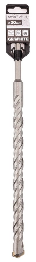 Wiertło do betonu SDS Plus z podwójną spiralą 20 x 310 mm