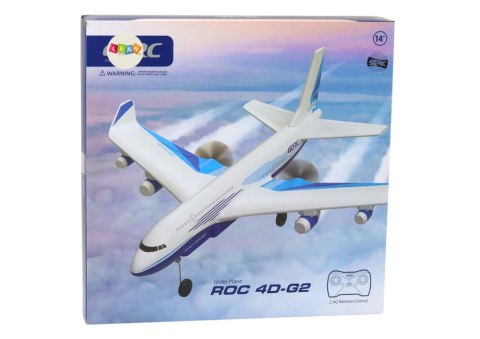 Zdalnie Sterowany Samolot R/C 4D-G2 Światła Biały Zdalnie Sterowany Samolot R/C 4D-G2 Światła Biały