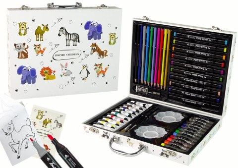 Zestaw Małego Artysty W Walizce 68 Elementów Zestaw Małego Artysty W Walizce 68 Elementów