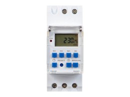72-103# Programator czasowy na szynę din tygodinowy cyfrowy 16a