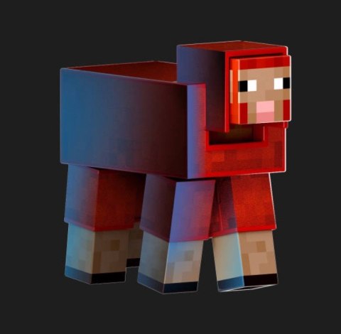 Figurka minecraft diamentowy poziom owca Figurka minecraft diamentowy poziom owca