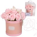 Flower box, bukiet zapachowych kwiatów mydlanych w pudełku 21szt. BUK08R