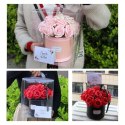 Flower box, bukiet zapachowych kwiatów mydlanych w pudełku 21szt. BUK08R