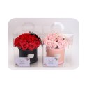 Flower box, bukiet zapachowych kwiatów mydlanych w pudełku 21szt. BUK08R