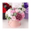 Flower box, bukiet zapachowych kwiatów mydlanych w pudełku BUK10R