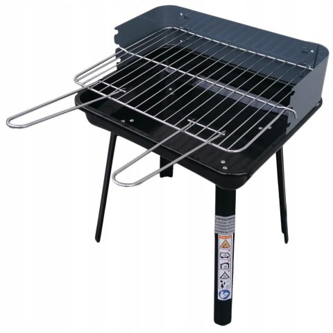 Grill prostokątny, składany, wymiary: 36 x 31 cm, wys. 45 cm Grill prostokątny, składany, wymiary: 36 x 31 cm, wys. 45 cm