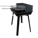 Grill prostokątny, składany, wymiary: 36 x 31 cm, wys. 45 cm