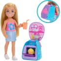 Lalka barbie chelsea plecak z kotkiem