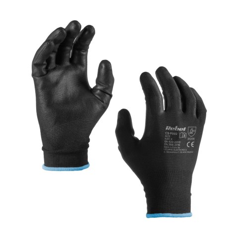 Rękawice robocze poliuretanowe CS-P002 r.9 L (2kpl.) Rękawice robocze poliuretanowe CS-P002 r.9 L (2kpl.)