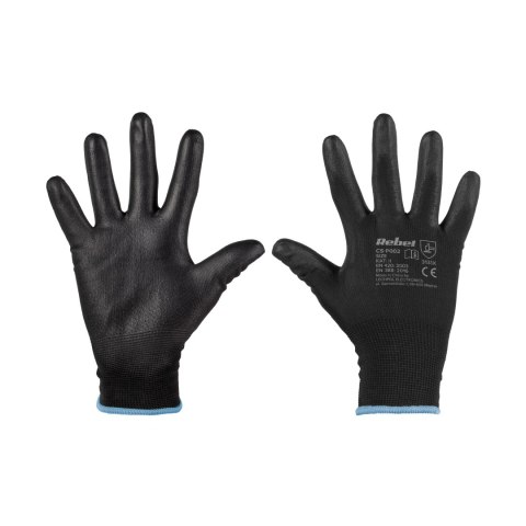 Rękawice robocze poliuretanowe CS-P002 r.9 L (2kpl.) Rękawice robocze poliuretanowe CS-P002 r.9 L (2kpl.)