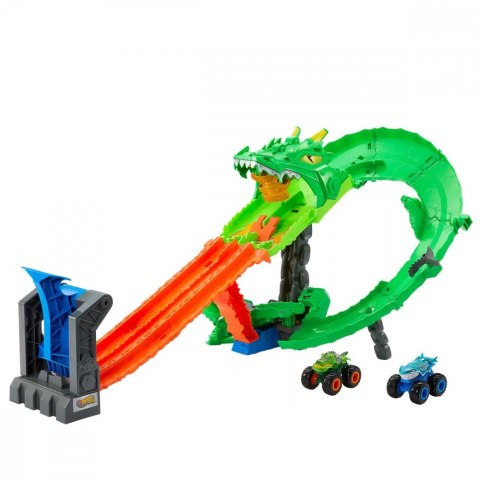 Tor samochodowy monster trucks smoczy wyścig zestaw Tor samochodowy monster trucks smoczy wyścig zestaw