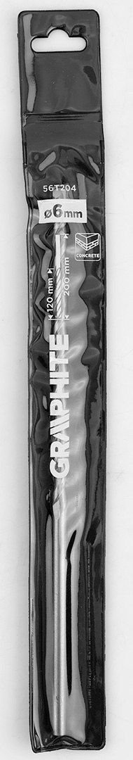 Wiertło do betonu 6 x 200 mm Wiertło do betonu 6 x 200 mm