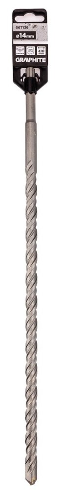 Wiertło do betonu SDS Plus z podwójną spiralą 14 x 410 mm