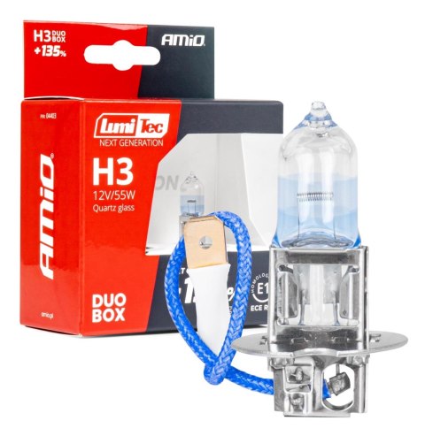 Żarówki halogenowe h3 12v 55w lumitec next generation +135% duo amio-04403 Żarówki halogenowe h3 12v 55w lumitec next generation +135% duo amio-04403