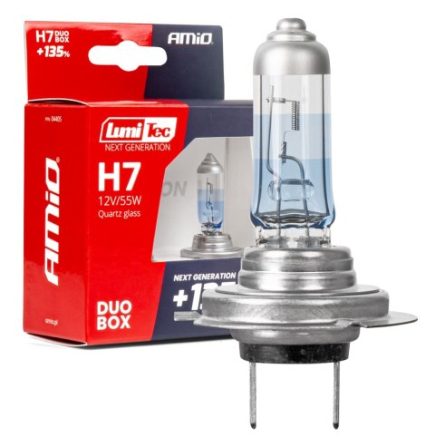 Żarówki halogenowe h7 12v 55w lumitec next generation +135% duo amio-04405 Żarówki halogenowe h7 12v 55w lumitec next generation +135% duo amio-04405