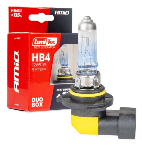 Żarówki halogenowe hb4 12v 51w lumitec next generation +135% duo amio-04407 Żarówki halogenowe hb4 12v 51w lumitec next generation +135% duo amio-04407