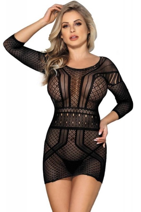MESH DRESS H3192 BLACK XL MESH DRESS H3192 BLACK XL