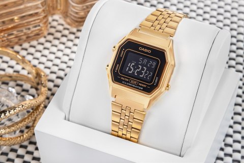 Zegarek Damski CASIO VINTAGE LA680WGA-1BDF + BOX Zegarek Damski CASIO VINTAGE LA680WGA-1BDF + BOX