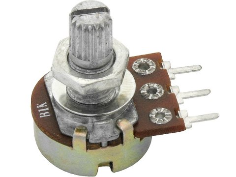 8719# Potencjometr obrotowy 1k ohm b lini l=15mm 8719# Potencjometr obrotowy 1k ohm b lini l=15mm