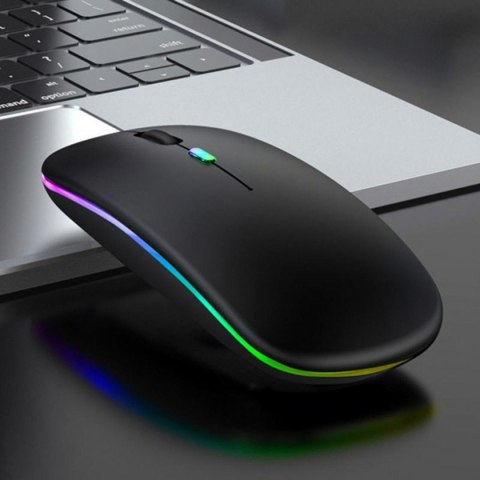 AK211B Mysz bezprzewodowa rgb biała AK211B Mysz bezprzewodowa rgb biała