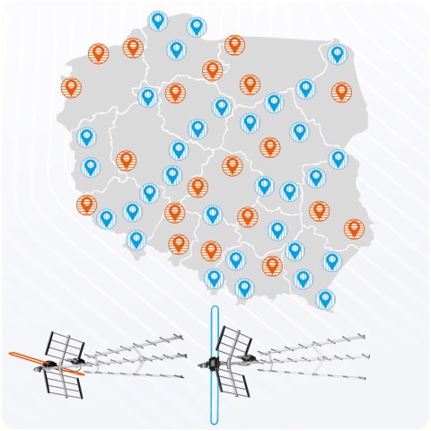 Antena zewnętrzna kierunkowa TV ultra HD 4K Berdsen BD-952 Antena zewnętrzna kierunkowa TV ultra HD 4K Berdsen BD-952