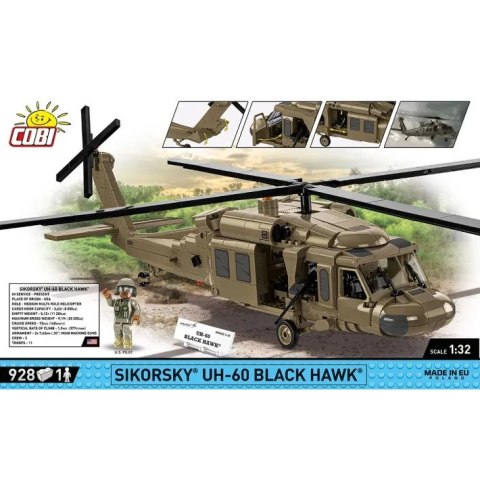 Klocki sikorsky uh-60 black hawk 928 klocków Klocki sikorsky uh-60 black hawk 928 klocków