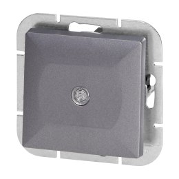 Łącznik krzyżowy p/t z podświetleniem Pearl, WP-8P/S, antracyt