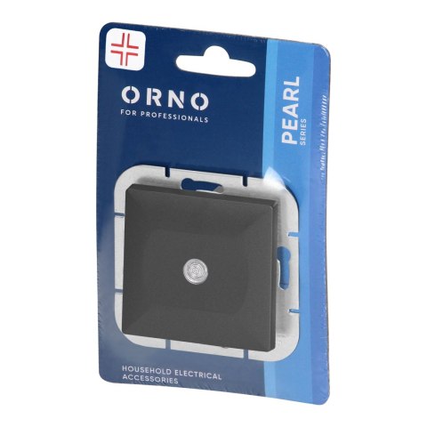 Łącznik krzyżowy p/t z podświetleniem Pearl, WP-8P/S, czarny Łącznik krzyżowy p/t z podświetleniem Pearl, WP-8P/S, czarny