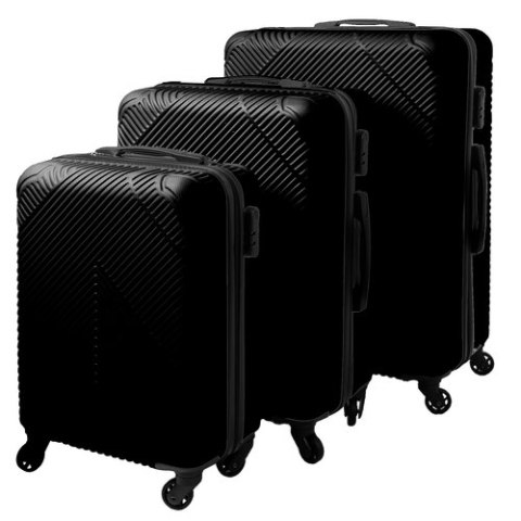 Zestaw walizek 3w1- czarne Trizand 26661 Zestaw walizek 3w1- czarne Trizand 26661
