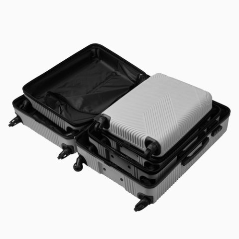 Zestaw walizek 3w1- szare Trizand 26662 Zestaw walizek 3w1- szare Trizand 26662