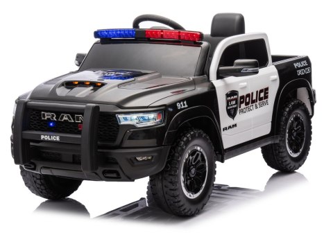 Auto Na Akumulator ZB618P Dodge Ram Policyjny Czarny Auto Na Akumulator ZB618P Dodge Ram Policyjny Czarny