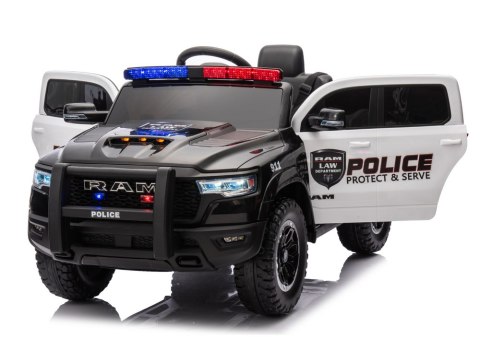 Auto Na Akumulator ZB618P Dodge Ram Policyjny Czarny Auto Na Akumulator ZB618P Dodge Ram Policyjny Czarny