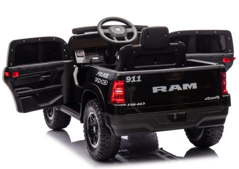 Auto Na Akumulator ZB618P Dodge Ram Policyjny Czarny Auto Na Akumulator ZB618P Dodge Ram Policyjny Czarny