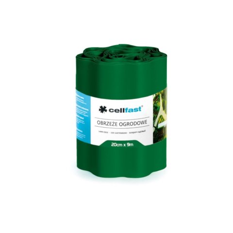 Obrzeże ogrodowe faliste 20cm x 9m Cellfast ciemnozielone Obrzeże ogrodowe faliste 20cm x 9m Cellfast ciemnozielone