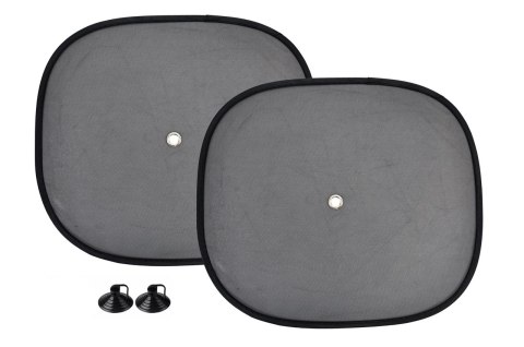 Osłony 2 szt 44x38cm boczne zasłony przeciwsłoneczne amio-01537