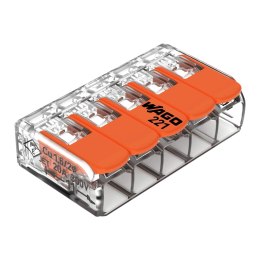 Złączka Wago 5-torowa, model: 221-415, od 0,20-4,00mm?, 5 szt