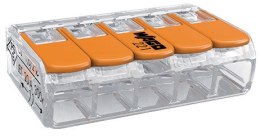 Złączka Wago 5-torowa, model: 221-415, od 0,20-4,00mm?, 5 szt