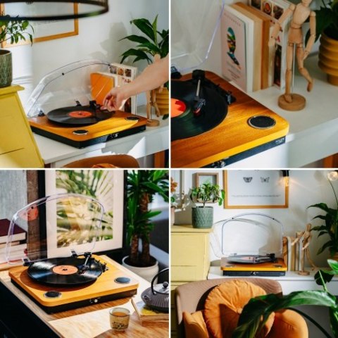 AD 1914 Wood Gramofon z usb i bluetooth AD 1914 Wood Gramofon z usb i bluetooth