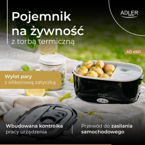 AD 4521 Pojemnik na żywność z torbą termiczną | do auta i domu (12v / 230v) AD 4521 Pojemnik na żywność z torbą termiczną | do auta i domu (12v / 230v)