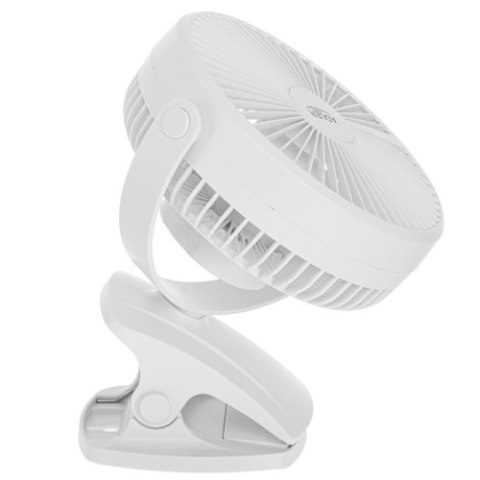 AD 7342 white Wentylator biurkowy z klipsem |akumulatorowy| 15,5 cm | 360° obrót| usb-c | AD 7342 white Wentylator biurkowy z klipsem |akumulatorowy| 15,5 cm | 360° obrót| usb-c |