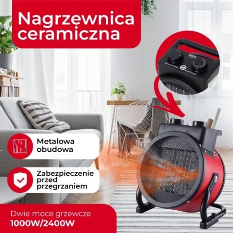 CR 7743 Nagrzewnica ceramiczna 2400w CR 7743 Nagrzewnica ceramiczna 2400w