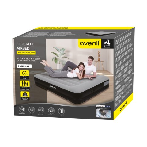 Materac z pompką elektryczną king size AVENLI 203x152x36 Materac z pompką elektryczną king size AVENLI 203x152x36