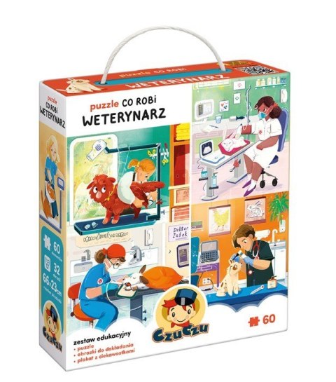 Puzzle co robi weterynarz Puzzle co robi weterynarz