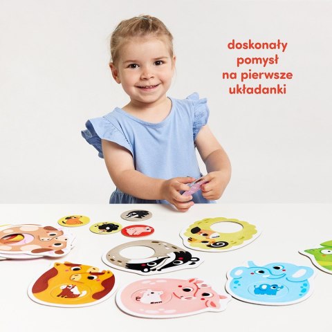 Układanka pierwsze puzzle - rodzinki Układanka pierwsze puzzle - rodzinki