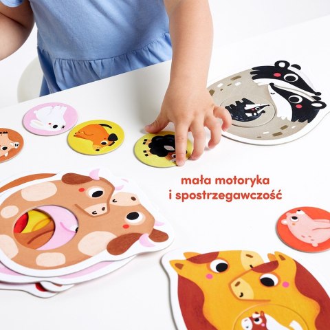 Układanka pierwsze puzzle - rodzinki Układanka pierwsze puzzle - rodzinki