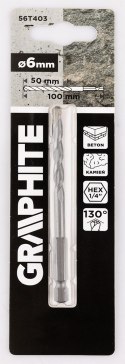 Wiertło do betonu Hex 6.0 mm
