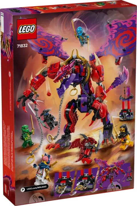 71832 - LEGO Ninjago - Smok chaosu Kiełogrzmot 71832 - LEGO Ninjago - Smok chaosu Kiełogrzmot