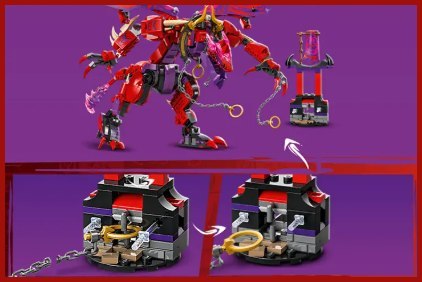71832 - LEGO Ninjago - Smok chaosu Kiełogrzmot 71832 - LEGO Ninjago - Smok chaosu Kiełogrzmot