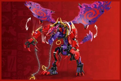 71832 - LEGO Ninjago - Smok chaosu Kiełogrzmot 71832 - LEGO Ninjago - Smok chaosu Kiełogrzmot
