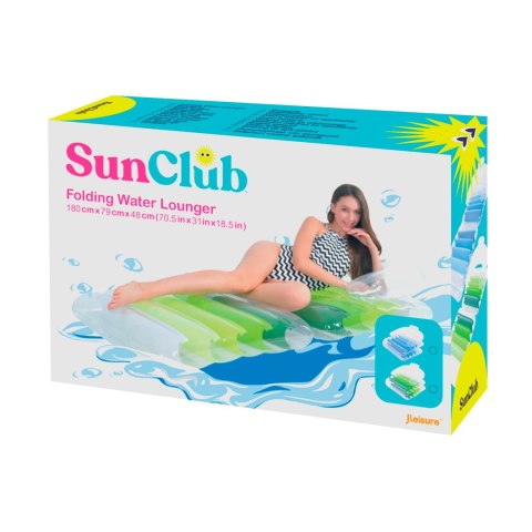 Dmuchany materac składany SUNCLUB zielony Dmuchany materac składany SUNCLUB zielony